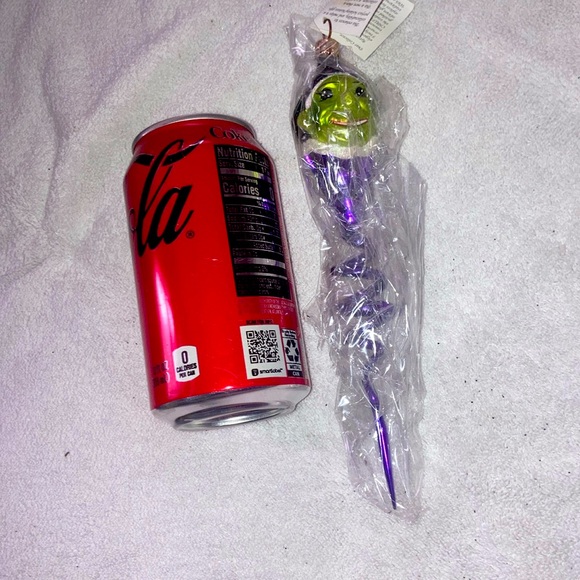 Christopher Radko Vintage 1998 NOS Green Elf spiral ornament Halloween #98-060-8 - Picture 4 of 9